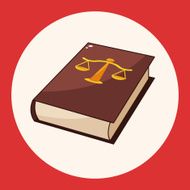 law book theme elements