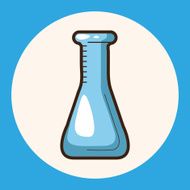 Test tubes and beakers theme elements N3