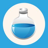 Test tubes and beakers theme elements N4