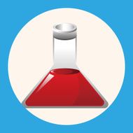 Test tubes and beakers theme elements N5