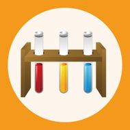 Test tubes and beakers theme elements N7