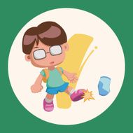 student theme elements vector eps