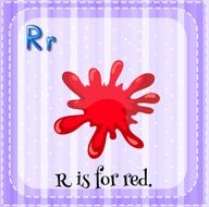 Flashcard letter R