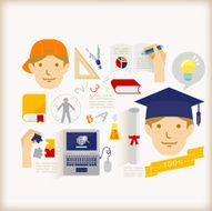 info graphics of education