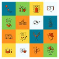 school and education icons N293
