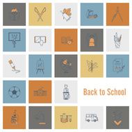 school and education icons N297