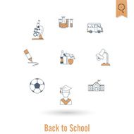 school and education icons N298