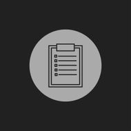 icon of clipboard N7