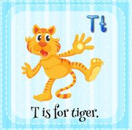 Flashcard letter T