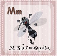 Flashcard of M mosquito