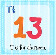 Flashcard letter T N2