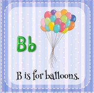 Flashcard letter B