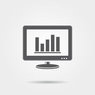 Computer monitor with information analysis