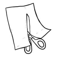 scissors and paper