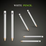 elegant white pencils set N2