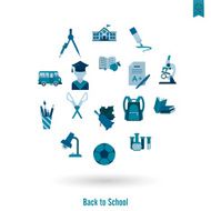school and education icons N315