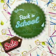 School Sale Design EPS 10