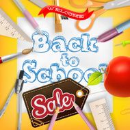 Back to School marketing background EPS 10 N15