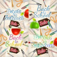 Back to School Sale Set EPS 10 N3