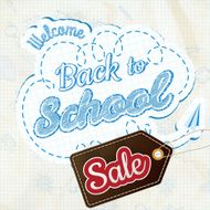 Back to School Sale Design EPS 10 N11