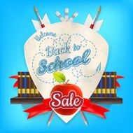 School sale background EPS 10 N4