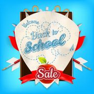 Back to School marketing background EPS 10 N17