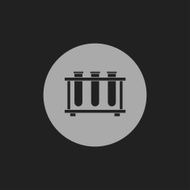 icon of laboratory tubes N9