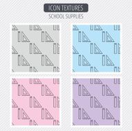 Triangular ruler icon Straightedge sign N9