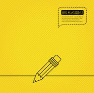Pencil icon Drawing tool sign N13