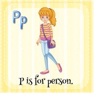 Alphabet P person