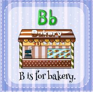 Flashcard B bakery