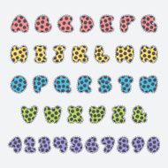dotted font