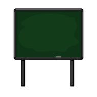 clean green blackboard