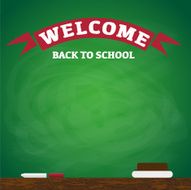 School chalkboard design