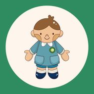 student cartoon theme elements vector eps N4