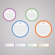 Vector infographic background N3