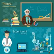 Science and education teachers school board university professor