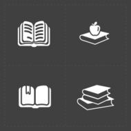 Modern Web Books set on Dark