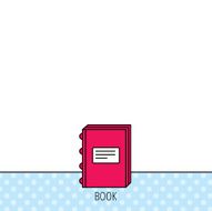 Book icon Education sign N7