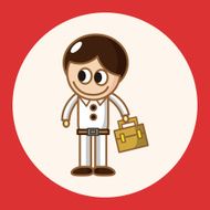 student cartoon theme elements vector eps N12