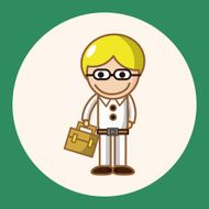 student cartoon theme elements vector eps N16