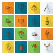school and education icons N318