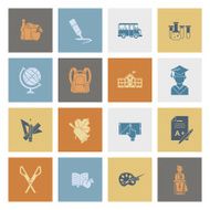 school and education icons N322