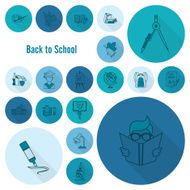 school and education icons N325