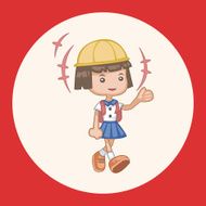 student cartoon theme elements N49