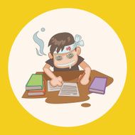 student cartoon theme elements N53