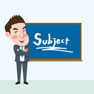 Drawing flat character design lecture concept N2