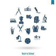 school and education icons N337