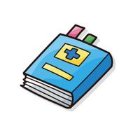 medical book color doodle N2