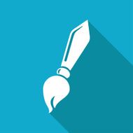 Vector brush icon Eps10 N3